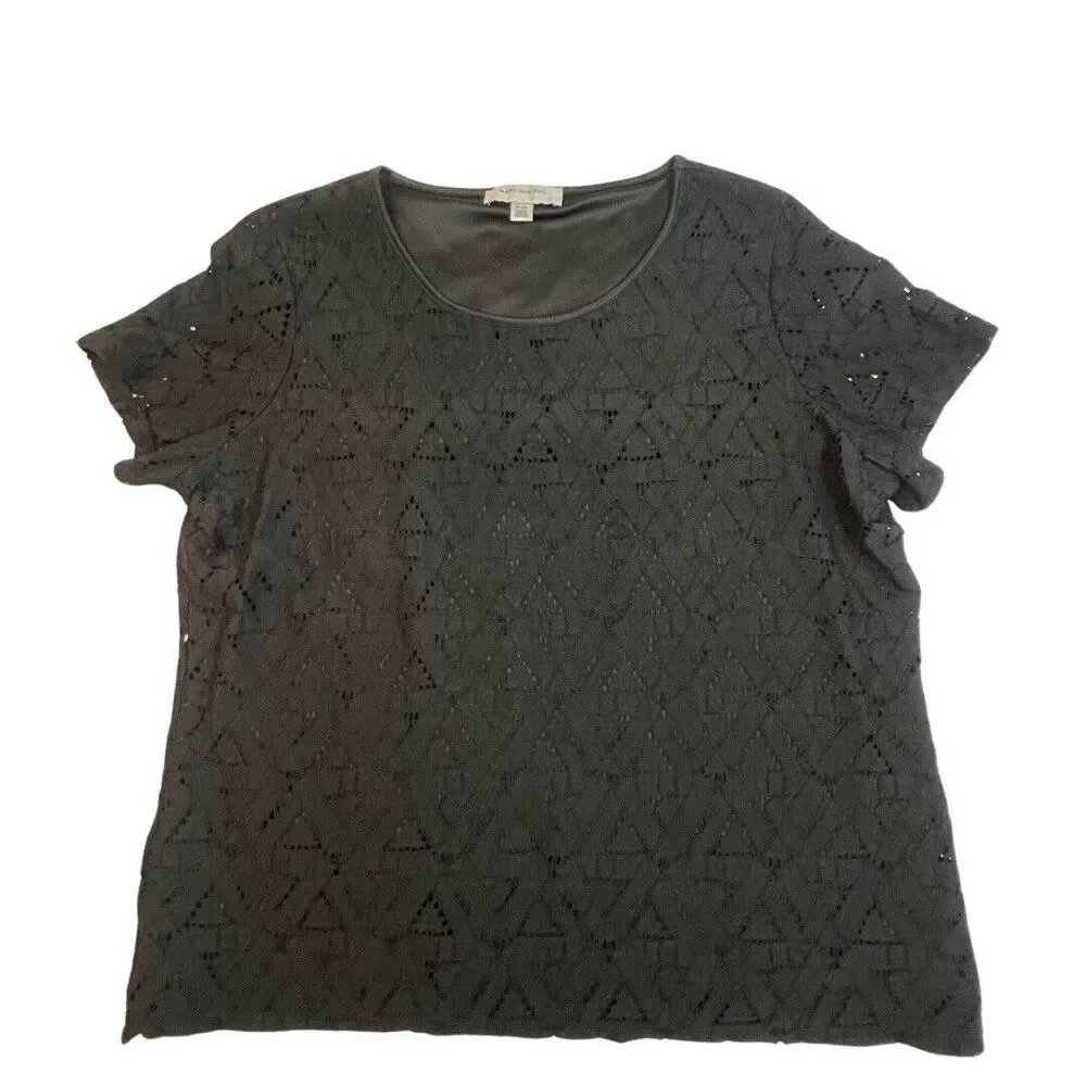 Marc New York Blouse Womens XL Aztec South Western Boho Casual Shirt Classic Top - Picture 5 of 10